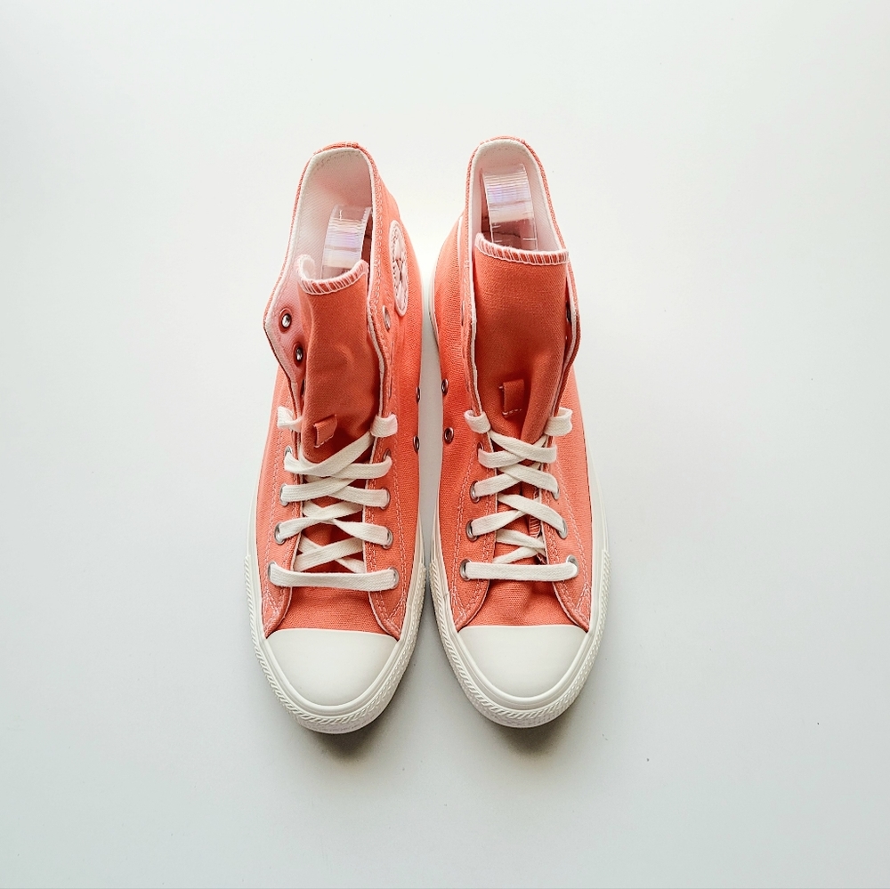 Converse CTAS Hi Bright Madder Egret Black Women's 8 - Picture 3 of 6